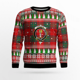 Clan Chisholm Modern Crest Tartan Christmas Ugly Sweater KJ85 Chisholm Modern Crest Tartan Tartan Ugly Sweater